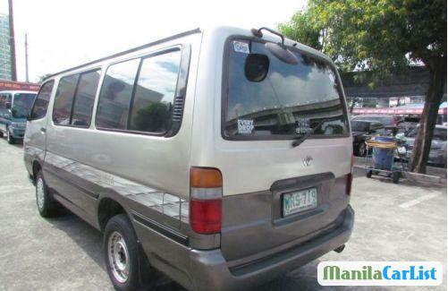 Toyota Hiace Manual 2001 in Philippines