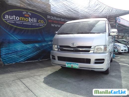Toyota Hiace Manual 2010