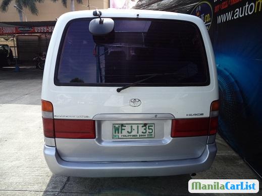 Toyota Hiace Manual 1999 in Philippines