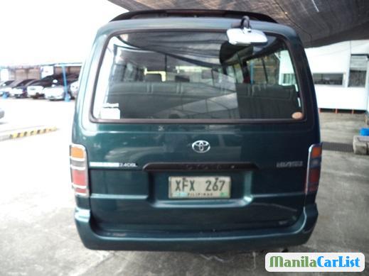 Toyota Hiace Manual 2002 in Philippines