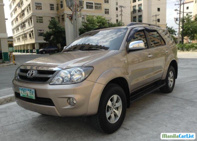 Toyota Fortuner Manual 2008