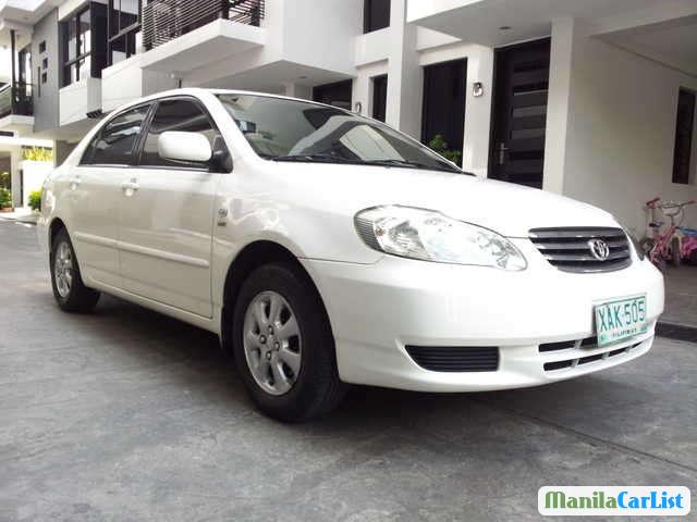 Picture of Toyota Corolla Manual 2002