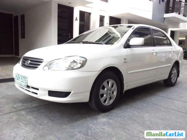 Toyota Corolla Manual 2002