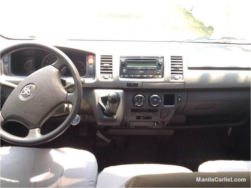 Toyota Hiace Manual 2013 in Philippines
