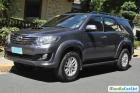 Toyota Fortuner Manual 2013