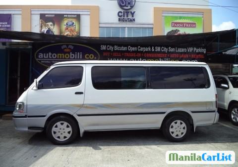 Toyota Hiace Manual 1999 in Philippines